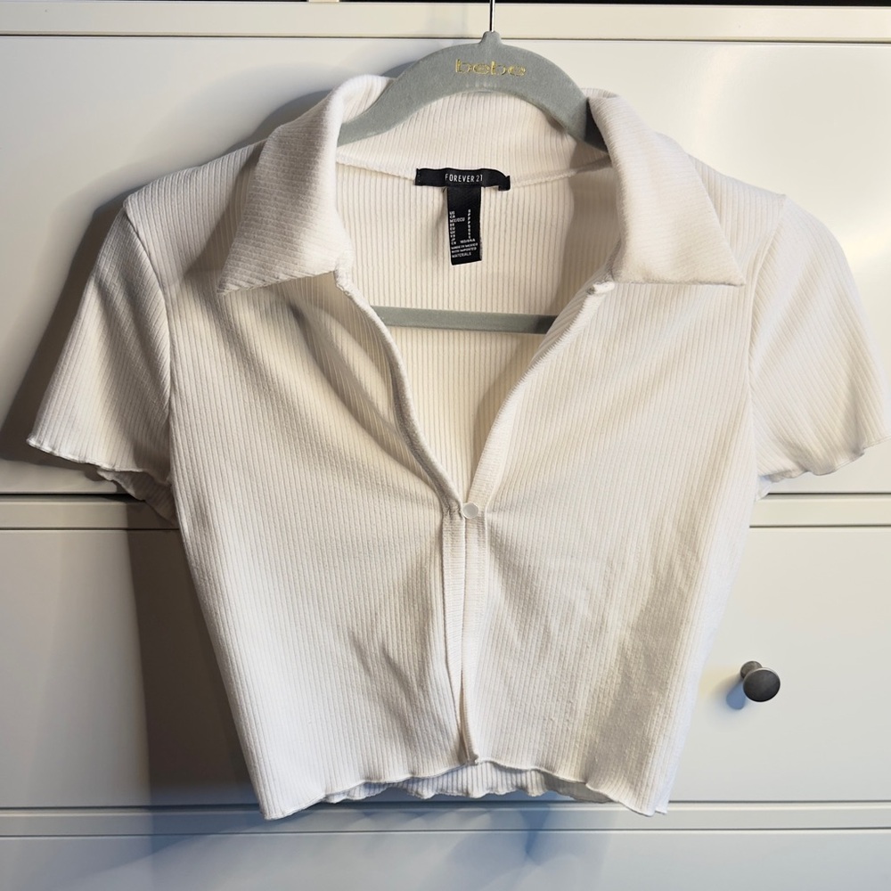 Forever 21 Women's White L